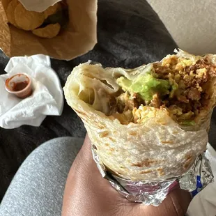 Chorizo Breakfast Burrito