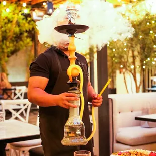 A little hookah, a little food, a lot fo fun!