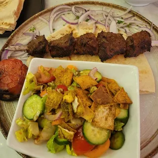 Filet Mignon Kebab Plate