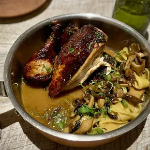 Half Roasted Chicken Mushroom Marsala