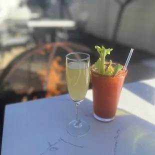 Mimosa and Bloody Mary