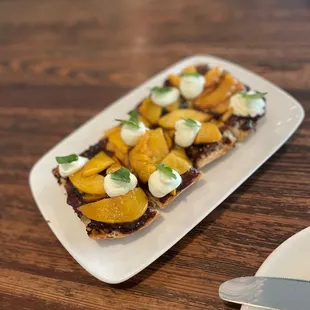 a plate of food on a table