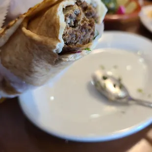 Beef shawarma