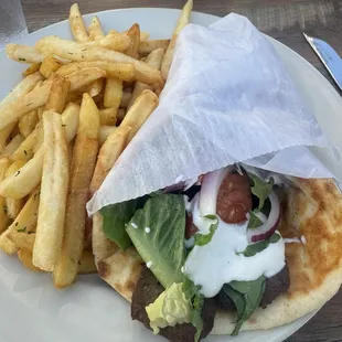 Gyro with fries!