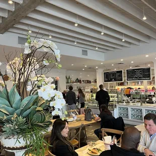 Inside restaurant