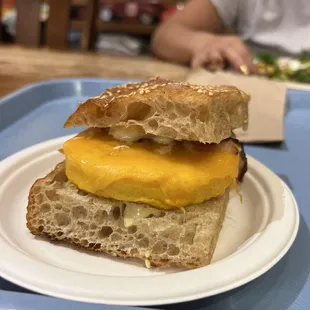 Breakfast sandwich, only on Saturday, highly recommend!