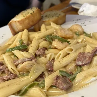 Shrimp Carnival Pasta