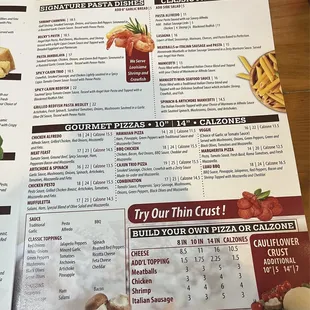 menu, sushi and sashimi