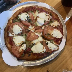 pizza, food