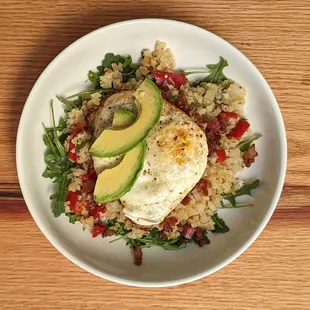 Cauliflower hash bowl