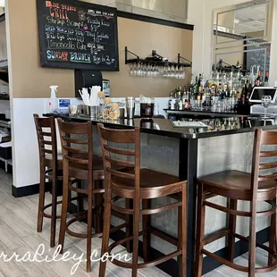Bar area at entry