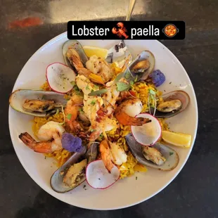 paella, food