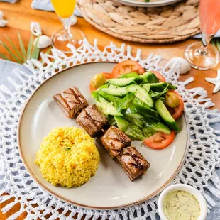 steak, food