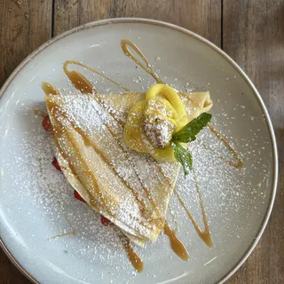Strawberry Custard Crepe