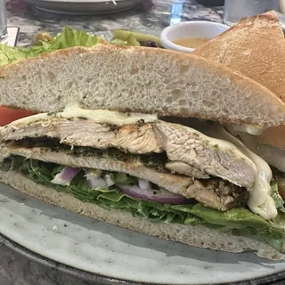 Grilled Pesto Chicken Panini