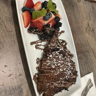 Chocolate Croissant Bread Pudding