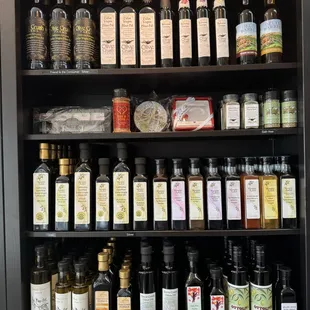 Many local olive oils from award-winning  "Mom and Pop" small olive oil producers created with love
