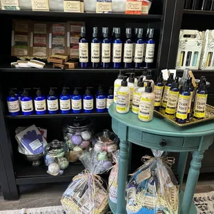 Great local soaps, lotions, bath bombs, and body sprays from Nanny's Handmade