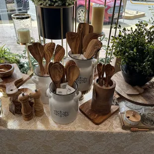 Lovely olive wood items