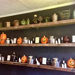 One of the decorated tasting rooms in the small cottages