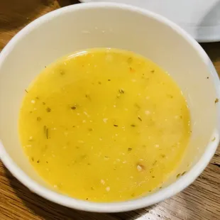 Extra salad dressing