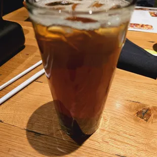Peach iced tea