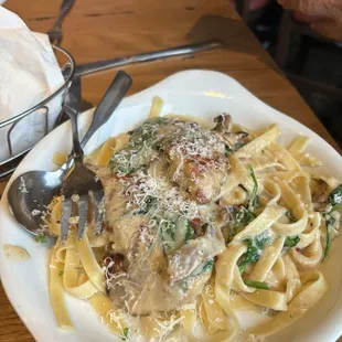 Chicken Marsala Fettuccine