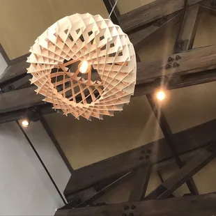 Unique light &amp; ceiling