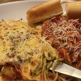 pasta dish, pasta, food