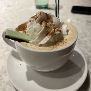 House coffee with a little Andy&apos;s mint