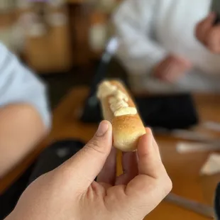 Breadsticks with Alfred sauce, extra charge for dipping sauces