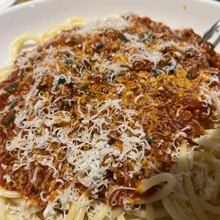 Spaghetti and meatsauce
