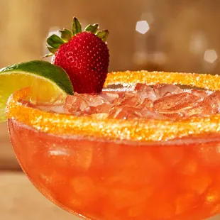 Strawberry Limoncello Margarita. Enjoy our newest Italian inspired cocktail. A sweet strawberry margarita.