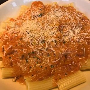 Rotini with five cheese marinara