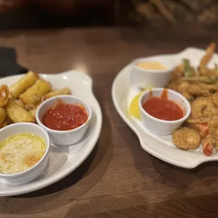 Stuffed Fritto and shrimp something