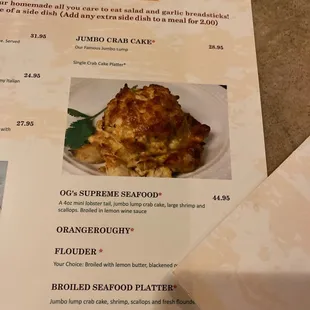 Thank You for the gluten-free crab cakes.