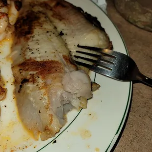 Undercooked Fish - Broiled Seafood Platter