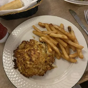Single Crab Cake Platter