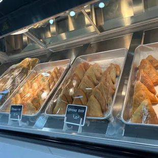 a variety of food items
