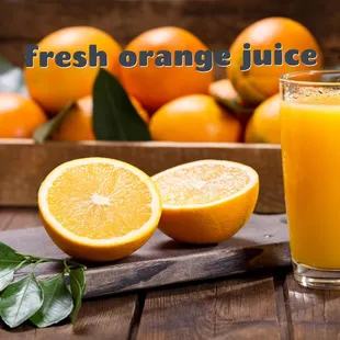 Start your day with our Freshly Squeezed Orange Juice