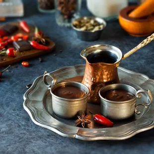 Serving Traditional Turkish Coffee Daily