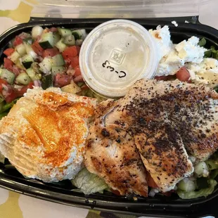 Takeout - Lebanese chicken platter - fantastic!!!
