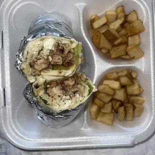 Chicken Shawarma Wrap Combo