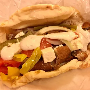 Amazing, perfect gyro.