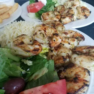 Grilled Shrimp Platter