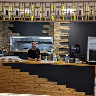 Front counter with Hani!