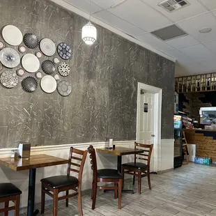 Inside the restaurant