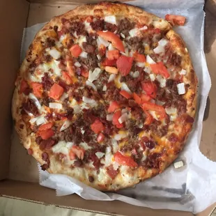 pizza, food