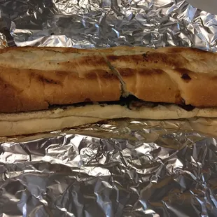 12-inch spinach hoagie