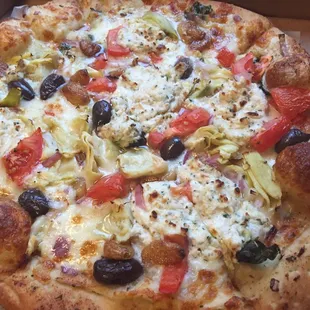 Olive Oil's special pizza, 12-inch